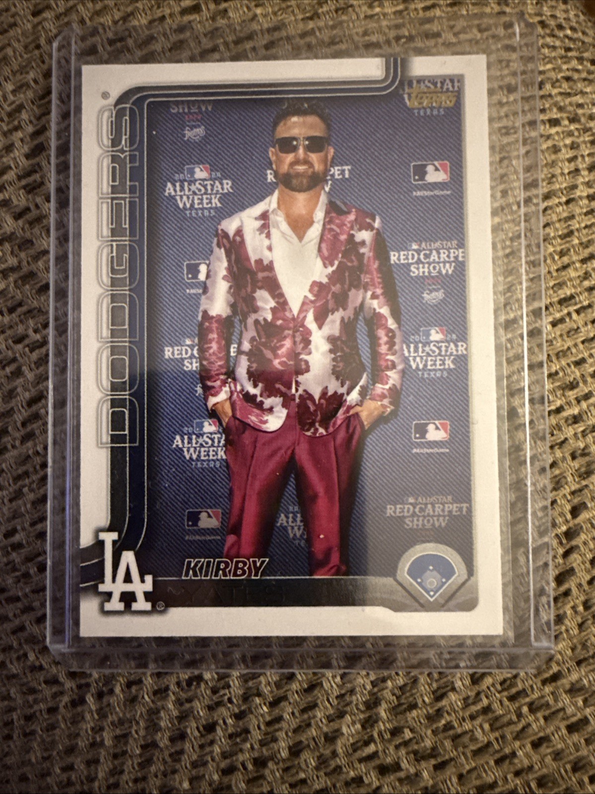 2025 Topps Series 2 Kirby Yates Golden Mirror SSP Los Angeles Dodgers
