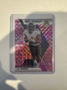 2020 Panini Mosaic - NFL Debut J.K. Dobbins #275 Camo Pink Mosaic Prizm #2495