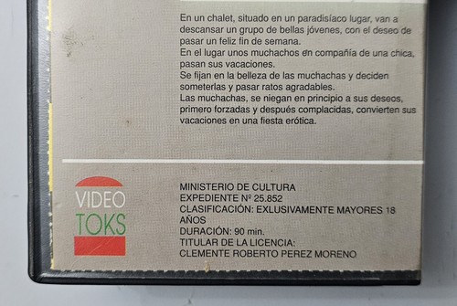 VHS: BOCAS CALIENTES COLECCION TIGRESAS N°3 aka WINTER HEAT aka SNOWBOUND 1976 - Imagen 5 de 6