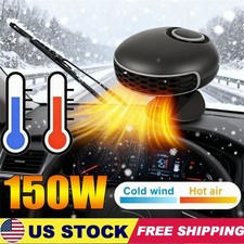 150W Heater Portable Heating Cooling Fan Defroster Demister for Car Truck 12V