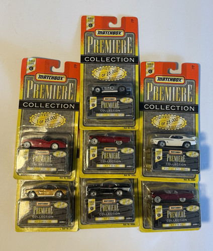 Matchbox Premier 1995 World Class Series 6 (7) auto: GTO Judge, 57 Chevy, T-Bird