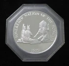 Sovereign Nation of the Ponca 1975 .8ozt .999 Silver *Great Seal of Ponca Tribe*