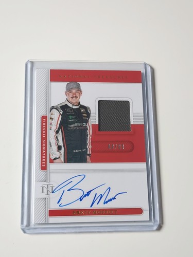 Panini National Treasures 2021 Brett Moffitt Race Used Patch Auto NASCAR /99 - Bild 1 von 2