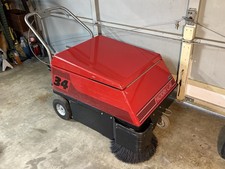 Factory Cat 34HD  Walk Behind Industrial Floor Sweeper Refurbished