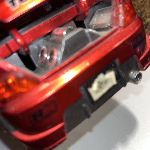 Jada Toys Import Racer escala 1:18 rojo Mitsubishi Lancer Evolution VIII - Imagen 6 de 14