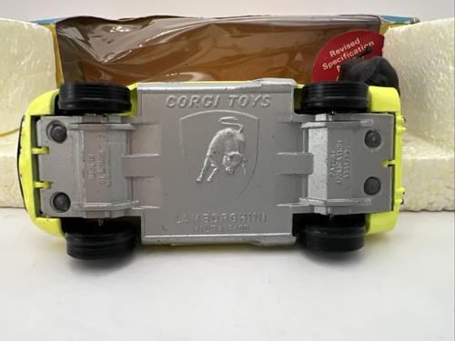 Corgi 342 Whizzwheels Lamborghini Miura. In Original Box - Picture 7 of 10