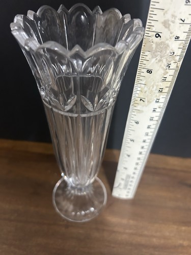 BLOCK 24% Bleikristall Vase, Tulpenmuster - Bild 5 von 12