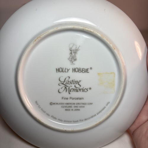 Holly Hobbie Lasting Memories Plate ~ Grandmothers Memories ~ Decorative 6.25” - Picture 4 of 6