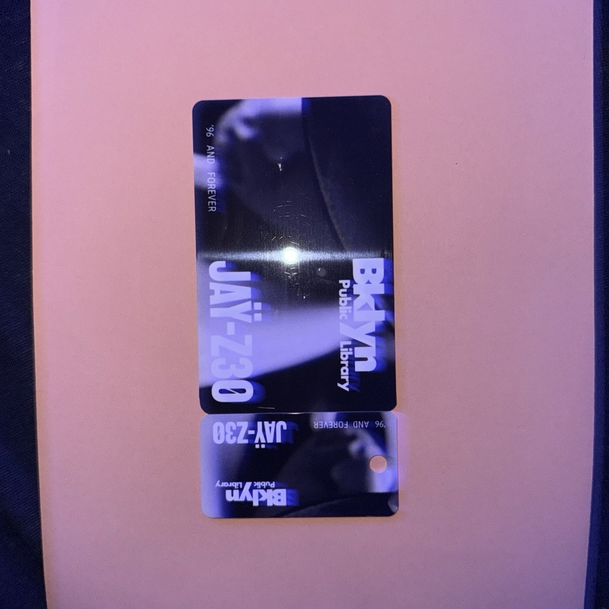 Jay Z30 '96 AND FOREVER Limited Edition Brooklyn Library Card Jay