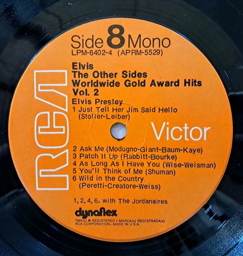 Elvis Presley "The Other Sides" Worldwide Gold Vol-2, Poster & Swach included - Picture 15 of 24