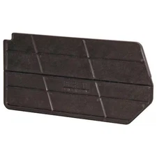 Durham Mfg Pb30176-08 Polypropylene Bin Divider, Black, 15 In L, 6-3/4 In H, 6