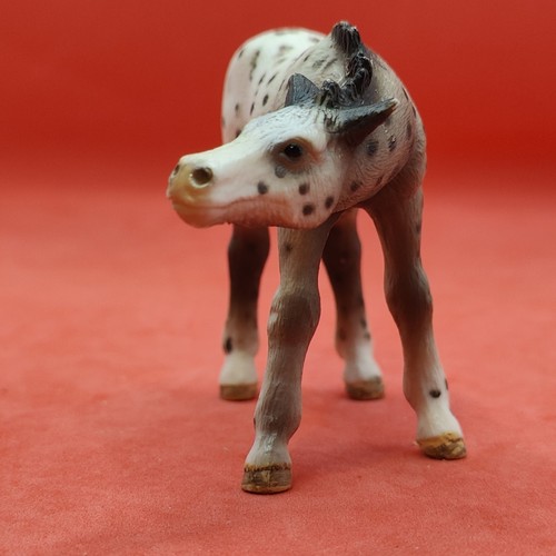 SCHLEICH Knabstrupper Mare 2006 Feeding Suckling Foal 2006 Horse - Imagen 10 de 12