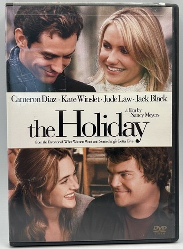 The Holiday DVD Cameron Diaz Kate Winslet Jack Black Free Shipping 2007