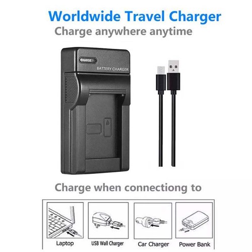 Slim LED USB Battery Charger for Nikon EN-EL25 EN-EL25A ZFC Z50 Z-50 Z-FC MH-32 - Picture 3 of 10