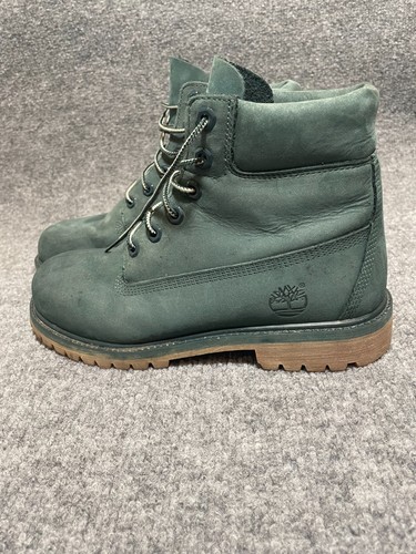 Timberland Boots Mens Size 7 Blue Green Lace Up Waterproof Workwear Streetwear - Picture 2 of 7