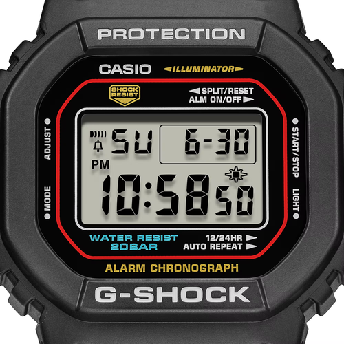 CASIO DW-5600RL-1ER⎪DW-5600RL-1⎪G-SHOCK The Origin⎪Original⎪NEGRO⎪MODULO 3525 - Imagen 8 de 11