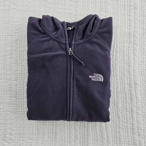 Sudadera con capucha polar con cremallera completa North Face manga larga para mujer M gris Gorpcore - Imagen 13 de 14