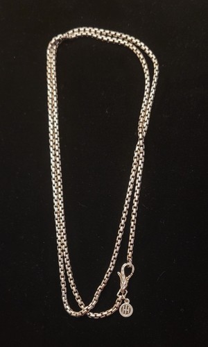 John Hardy Halskette 26 Zoll Sterling Silber 925 Box Kette