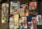 Star Wars Kenner Hasbro Action Figures Lot Boba Fett Luke Jawa Maul Leia