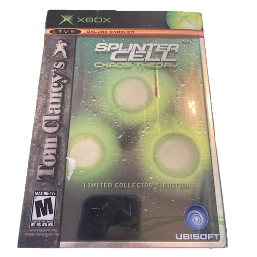 Splinter Cell Chaos Theory 2 disc XBOX Limited Edition Steelbook Complete CIB