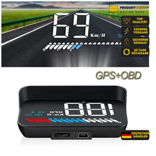 Auto HUD 3,5 Zoll OBD2 GPS Tachometer