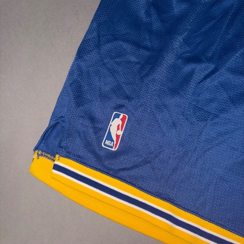 Vintage 90s GOLDEN STATE WARRIORS BASKETBALL SHORTS Champion Brand Curry LARGE - Picture 2 of 11