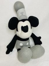 20  Disney Parks Steamboat Willie Mickey Mouse Plush Knit Plush