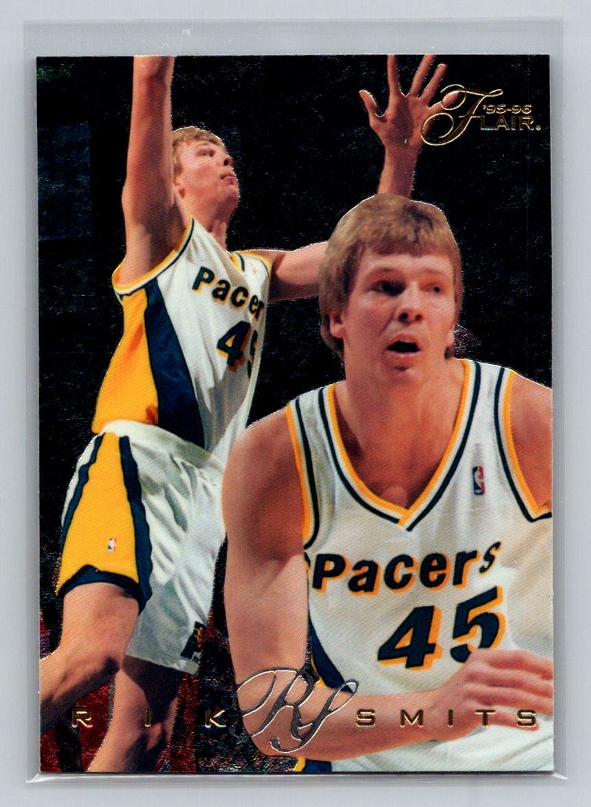 1995-96 Flair #59 Rik Smits Indiana Pacers Basketball Card