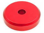 Red Aluminum 45 RPM Record Adapter for Record Player 7" Vinyl Turntable
