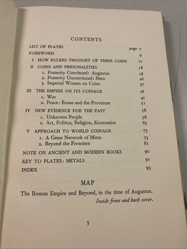 Roman History From Coins; Hardcover Michael Grant 1958 - Bild 4 von 4