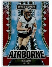 2023 PANINI ROOKIES & STARS LONGEVITY AIRBORNE DEREK CARR #AI-23