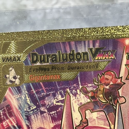 Tarjeta Duraludon Pokemon Oro FAN ART Grabada Coleccionable TG21/TG30 - Imagen 3 de 5