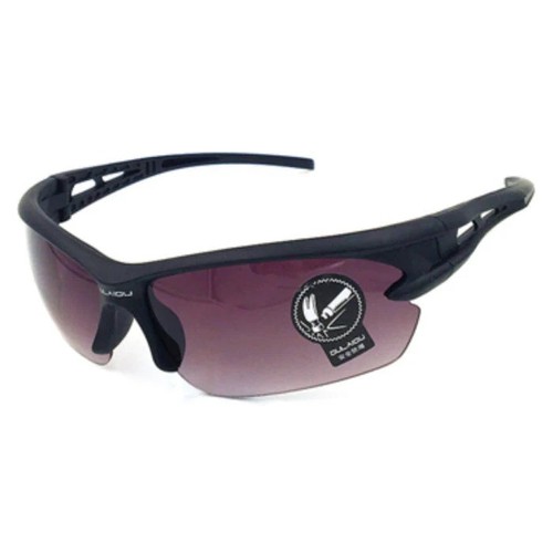 006 Cycling Polarized Sunglasses Outdoor Bike UV400 Goggles Black with Grey Lens