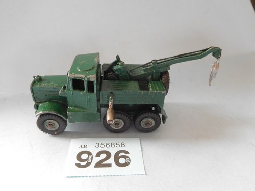 Vintage Dinky Supertoys 661 Army Recovery Truck With Driver (926)
