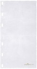 Durable CD/DVD Wallet/Pocket for CD Index for 2 Disks - Transparent (Pack of 5) 