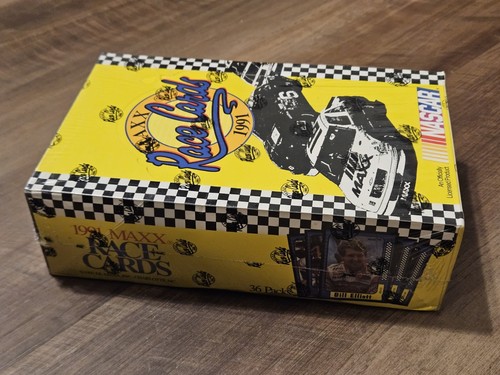 1991 Maxx 36 Packs KOMPLETT Sealed Box ungeöffnet NASCAR Racing Cards Wax Box - Bild 6 von 9