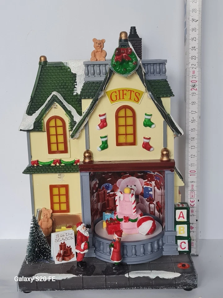 MAGIC VILLAGE WEIHNACHTSMARKTSTAND MIT LICHT & MUSIK - Bild 2 von 4