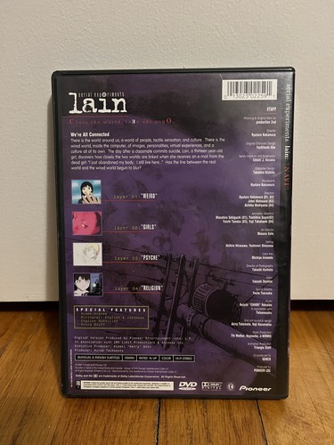 Serial Experiments Lain- Navi Anime OOP Layers 1-4 excellent condition - Picture 3 of 3