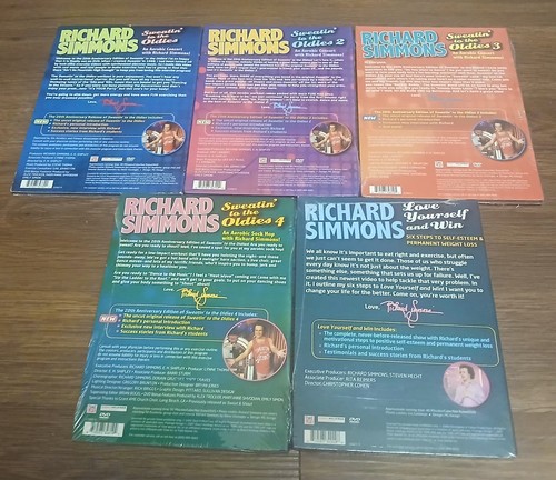 Richard Simmons Sweatin to the Oldies Box Set (5-DVD, 2007) - Picture 9 of 11
