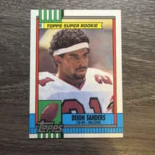 Deion Sanders Topps Super Rookie 1990 #469 Falcons