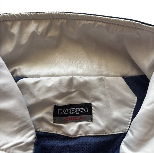 Vintage 90s Kappa Atlante FC Windbreaker Jacket Zip Up No Sz Tag Fits L Rare - Picture 3 of 3