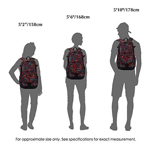 Schulrucksack Reisetasche für Damen & Herren leicht College Rücken neu rot - Bild 7 von 7