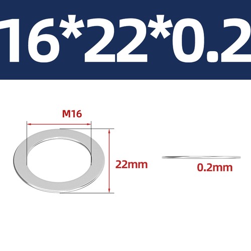Shim Washers High Quality Steel DIN 988 A2 Stainless Steels 0.2mm Thick - Picture 46 of 64