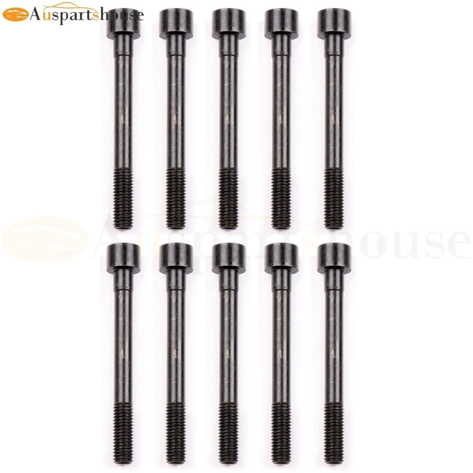 10Pcs Head Bolts Set For Nissan Sentra 1.8L 2000-2006 HB3038 Carbon Alloy Steel - Image 2 of 4