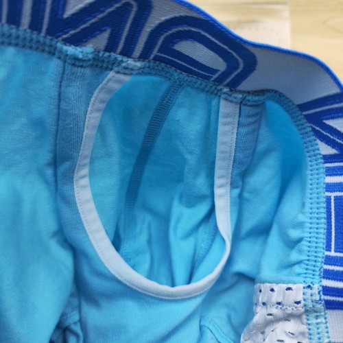 Andrew Christian Sexy Hombres Ropa Interior Show-It Retro Boxer, Azul, Pequeña - Imagen 5 de 7