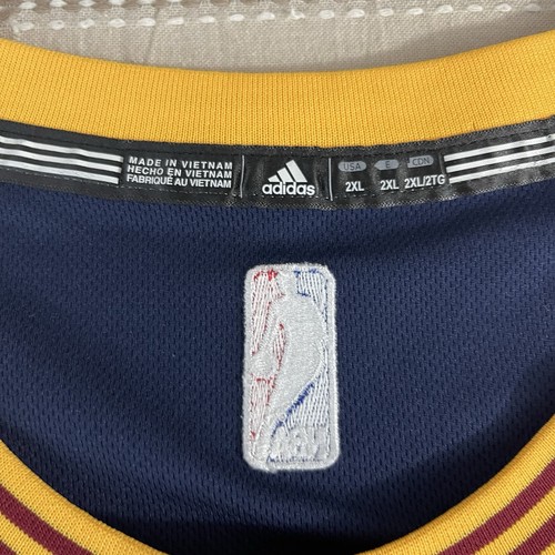 LeBron James Cleveland Cavaliers Adidas Swingman Jersey Size XXL Blue - Afbeelding 6 van 13