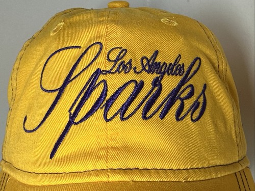 Los Angeles Sparks WNBA Adidas Adult Women's Yellow Cap/Hat Adjustable New - Picture 2 of 18