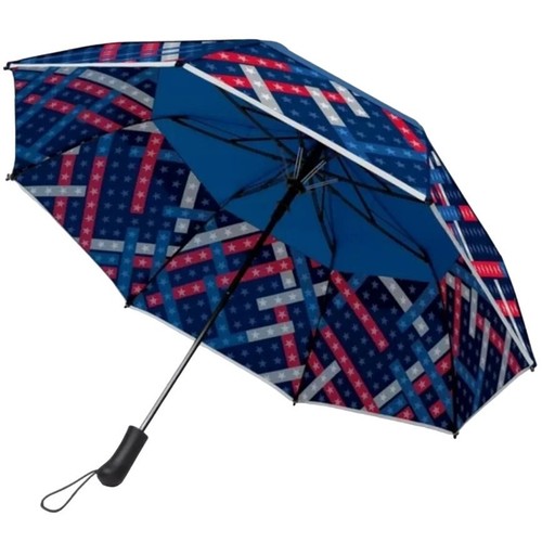 Weatherman Folds of Honor 2023 robuster faltbarer Regenschirm winddicht - Bild 3 von 7