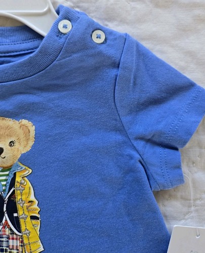 RALPH LAUREN Baby Girl Polo Bear Dress & Bloomer Set Size 9 Months NWT - Picture 4 of 5