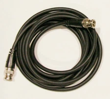 Comprehensive RG59 Flexible 10 ft Black Video Cable BNC Male Connectors